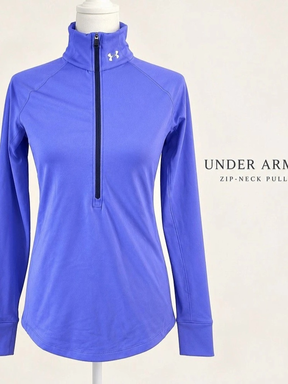 Under Armour Zip-Neck Pullover Women's Purple Quarter-Zip